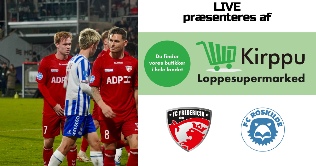 Live: FC Fredericia skal fortsætte den gode start mod oprykkerhold